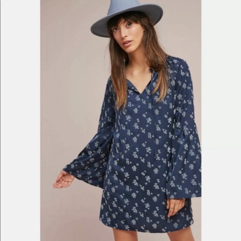 Michael Stars Anthropologie Floral Tunic Dress - Picture 2 of 8
